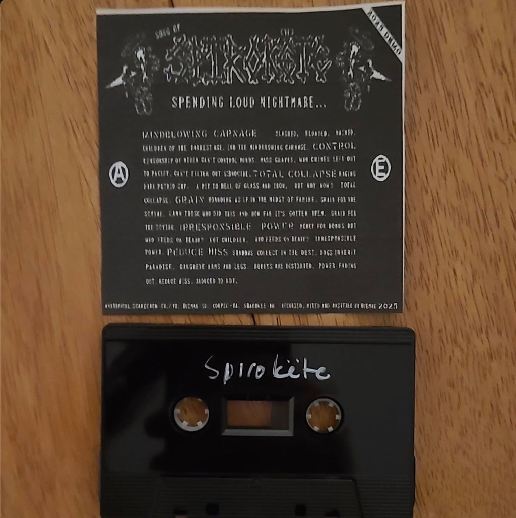 SPIROKETE - Song Of Spirokete Cassette (Distorted Sedition)