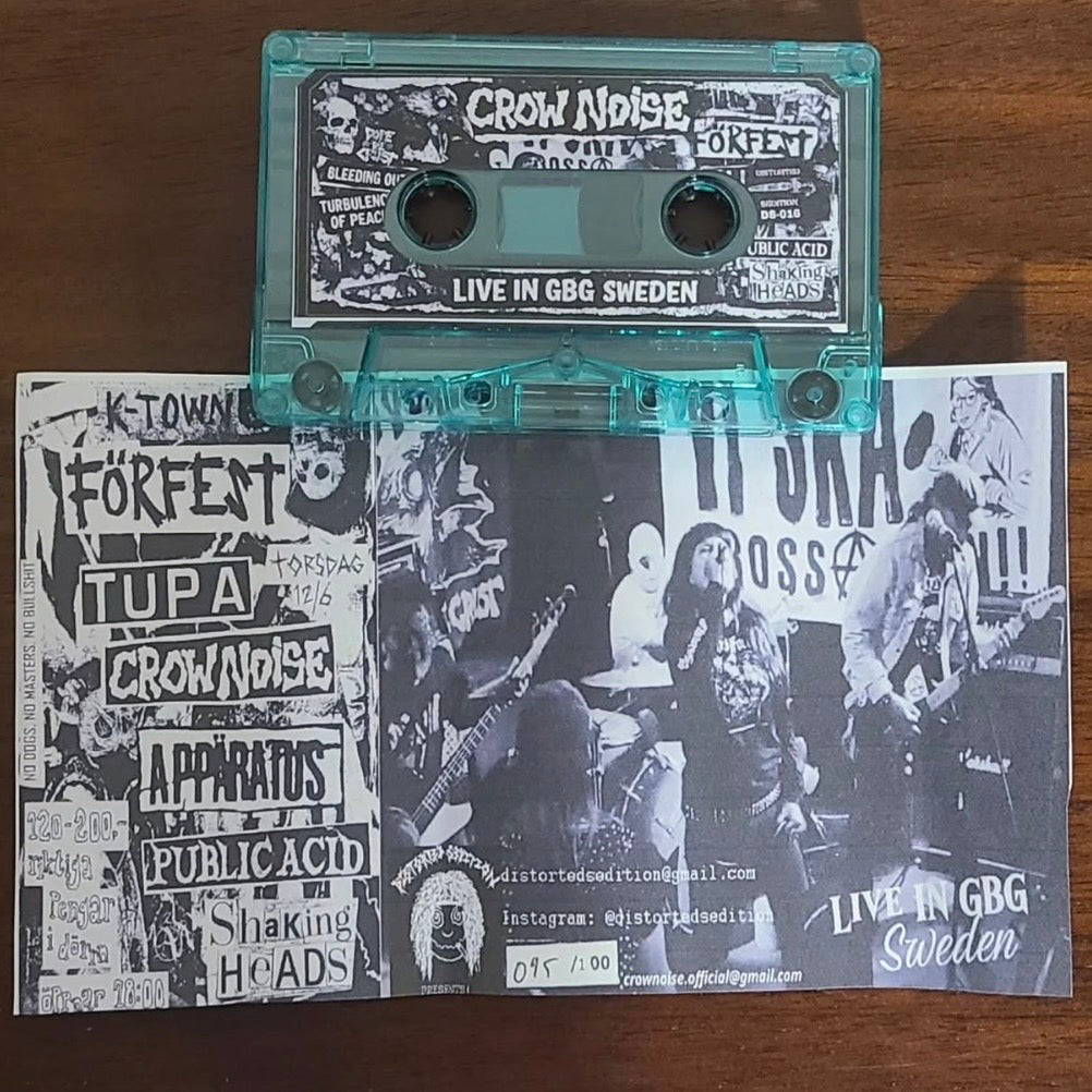 CROW NOISE - Live In GBG Sweden Cassette (Distorted Sedition)