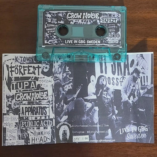 CROW NOISE - Live In GBG Sweden Cassette (Distorted Sedition)