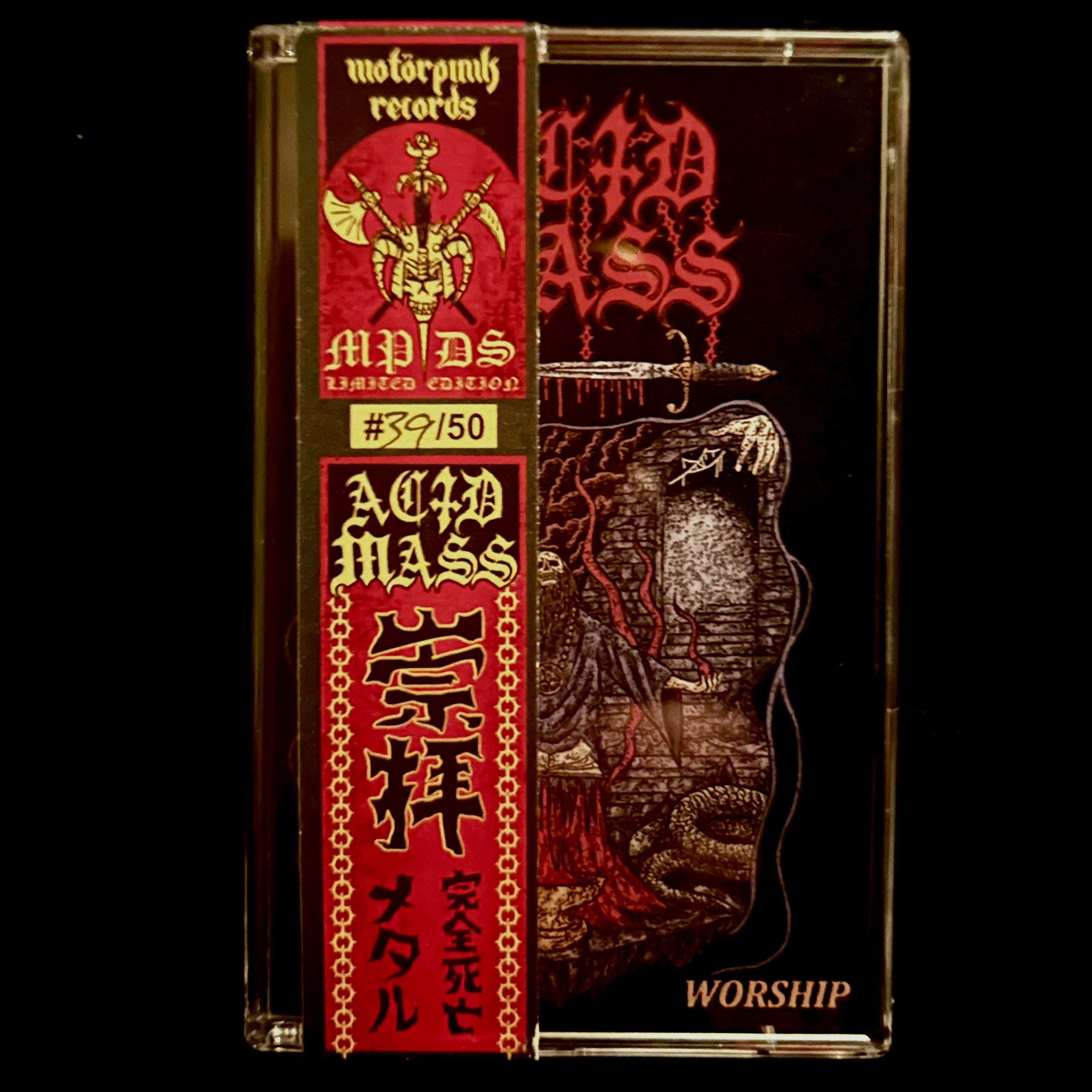 ACID MASS - Worship Cassette (MPDS Edition w/OBI) (Motorpunk)